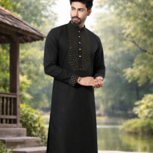 MENS PREMIUM PANJABI - Black